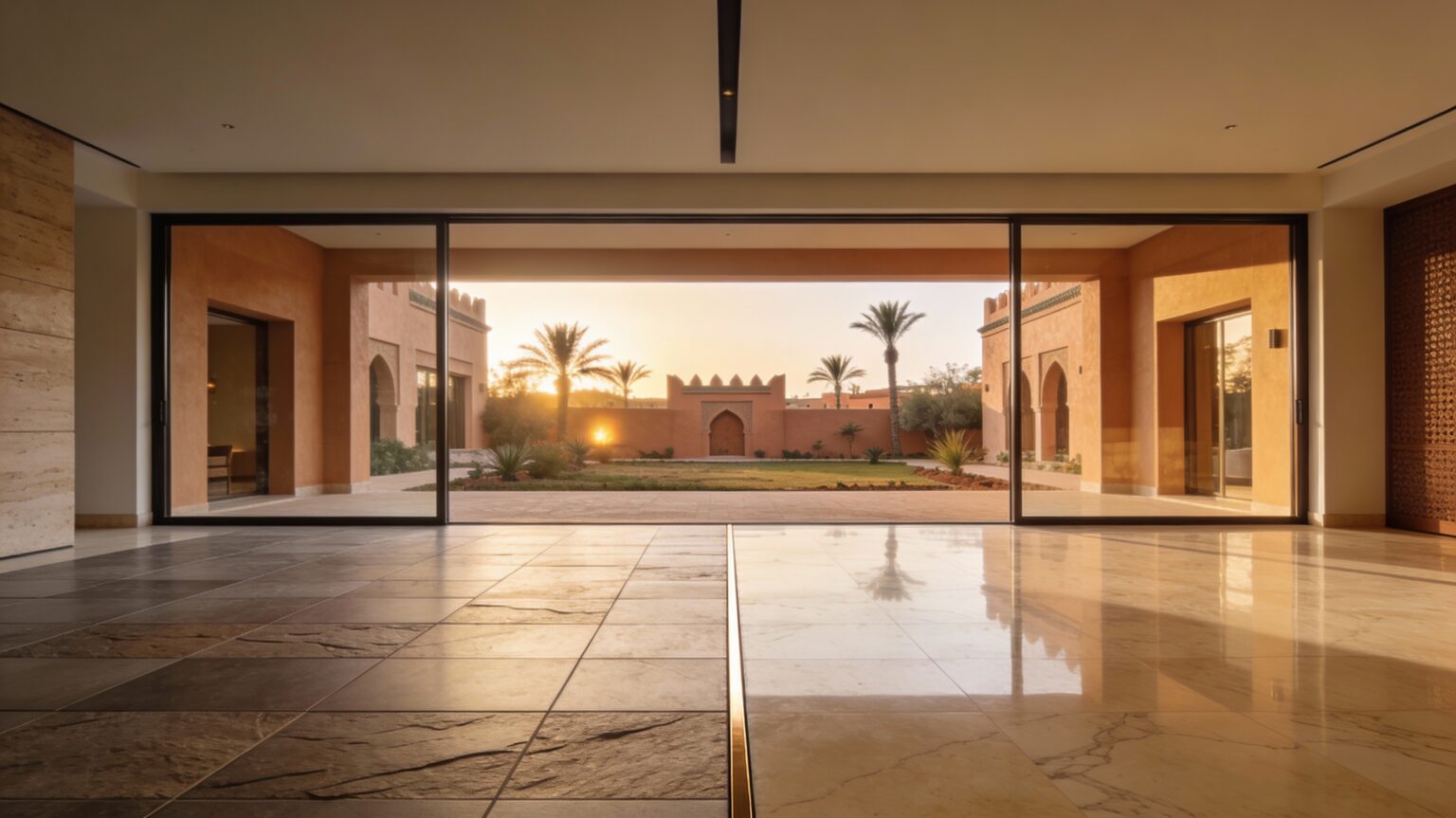 Marrakech flooring: comparing tiles and marble