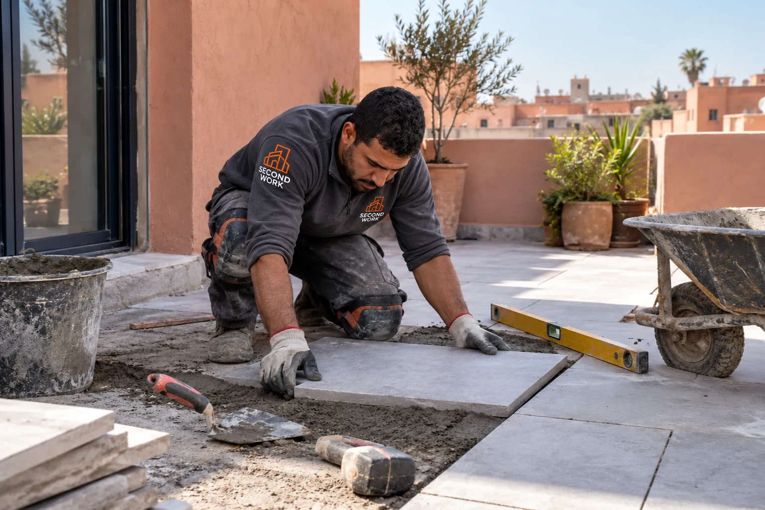 Outdoor improvements in Marrakech