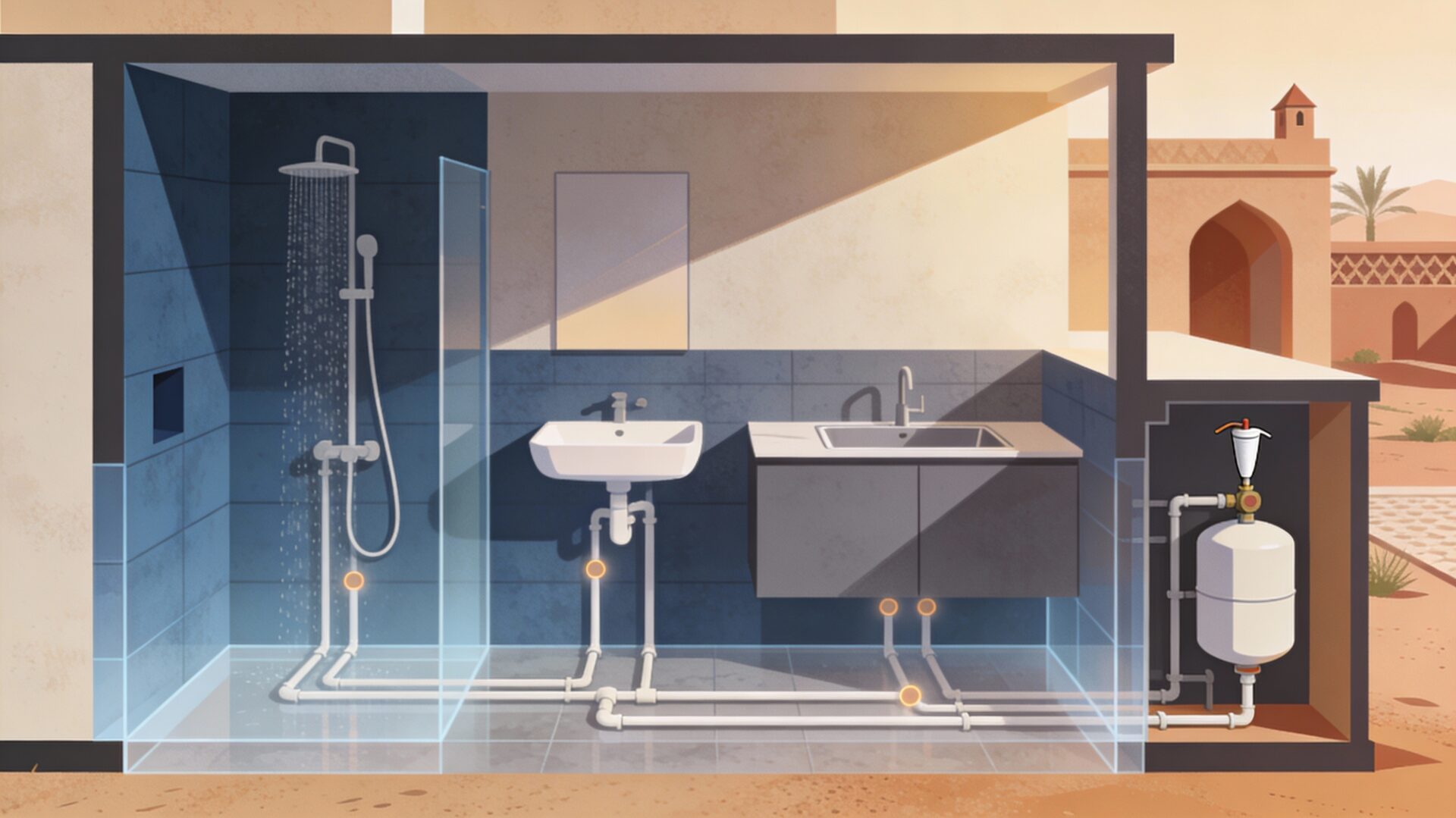 Plomberie à Marrakech : comment éviter les fuites et infiltrations dans les villas et appartements