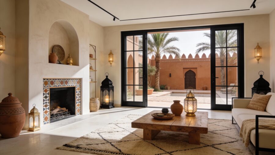 Décoration intérieure à Marrakech : tendances actuelles pour villas, riads et appartements modernes